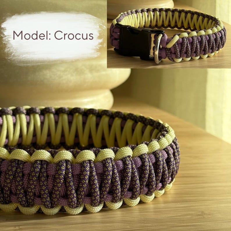 Collier pour chien en paracorde/Hundehalsband en paracorde | Fait main | Taille personnalisée | Résistant | Fabriqué en Allemagne image 9