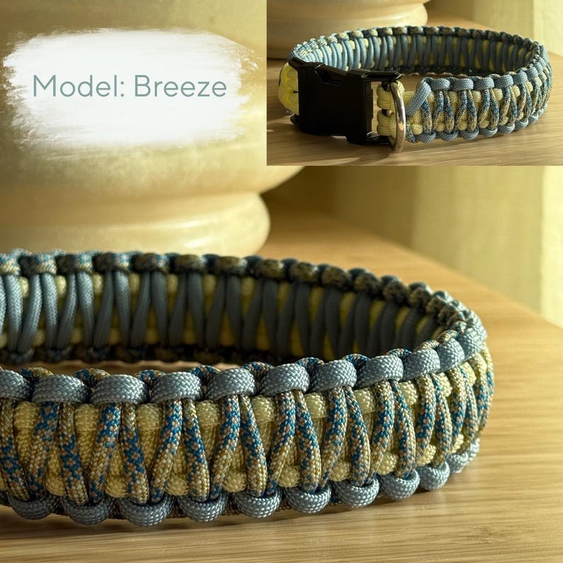 Collier pour chien en paracorde/Hundehalsband en paracorde | Fait main | Taille personnalisée | Résistant | Fabriqué en Allemagne image 5