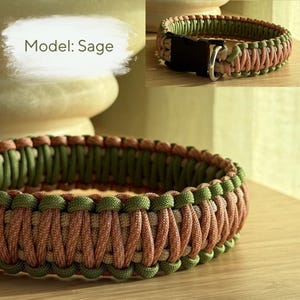 Collier pour chien en paracorde/Hundehalsband en paracorde | Fait main | Taille personnalisée | Résistant | Fabriqué en Allemagne image 4