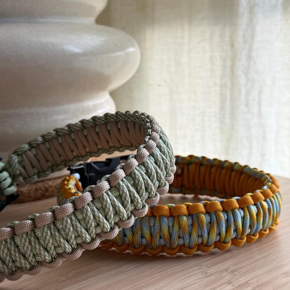 Paracord Dog Collar / Paracord Hundehalsband | Handmade | Custom Size | Durable | Made in Germany
