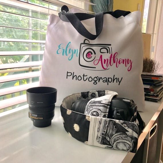 Photographer tote bag// your own logo tote bag//baby bag// pet Etsy
