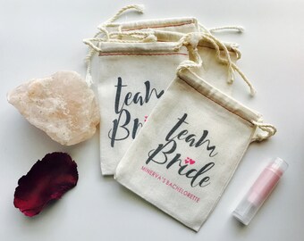 Team Bride Bachelorette favor bags Bachelor party bag Wedding favor bags Perfect Blend bags Groomsmen Bridesmaid favor bags Printed bags
