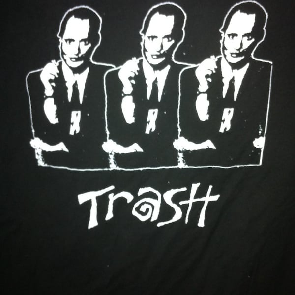 John Waters Trash T shirt Edith Massey Trash Baltimore Black Tee Short Sleeve Vintage Design from 75