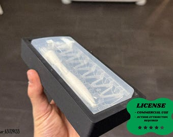 Tvidler Ear Wax Remover Case for Gridfinity Modular Storage - 3D Printing - Blender Modeling - BambuLab - Limited Edition, Only Few Left.