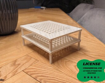 Modular Shelf Spacer, Floating Rack Organizer, Custom Shelving - 3D Printing - Blender Modeling - BambuLab - Limited Edition, Only Few Left.