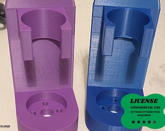 Modern Toothbrush Holder Bathroom Organizer, Toothbrush Holder - 3D Printing - Blender Modeling - BambuLab - Limited Edition, Only Few Left.
