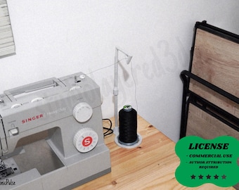 Large Spool Thread Holder, Sewing Machine Organizer - 3D Printing - Blender Modeling - BambuLab - Limited Edition, Only Few Left.