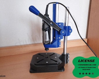 DREMEL Drill Press, Precision DREMEL Tool Stand - 3D Printing - Blender Modeling - BambuLab - Limited Edition, Only Few Left.