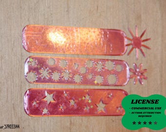 Customizable 3 Bookmarks, Decorative, Modern Library Kit - 3D Printing - Blender Modeling - BambuLab - Limited Edition, Only Few Left.