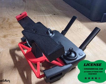 MAVIC MINI Controller FOLD 7 Mount, Drone Remot Tablet Extension 3D Printing - Blender Modeling - BambuLab - Limited Edition, Only Few Left.