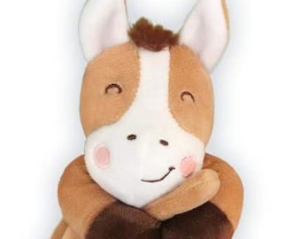 Baby Horse Security Blanket | Brown | Lovey Blanket | For Little Hands | NEW
