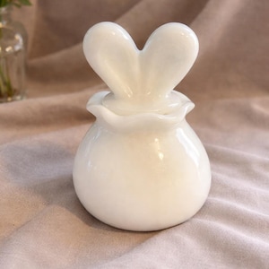 Handcrafted Resin Bunny Vase