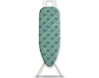 Flexitt Ironing Board Cover 145x54 cm | Geometric Pattern | Durable & Heat-Resistant | Universal Fit Ironing Board Cover