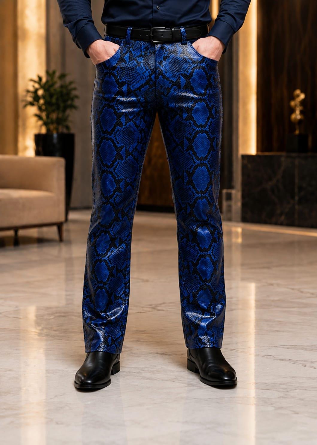Snakeskin Print Jeans Mens - Etsy Snakeskin Print Jeans Mens - Etsy