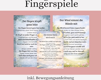 8 rustgevende vingerspelletjes voor de ochtendkring (3-6 jaar) – ritueelkaarten voor aankomst en deelname | Kinderdagverblijf en thuis