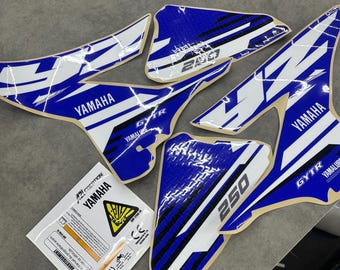Genuine YAMAHA 125-250 YZ 2018 graphics kit