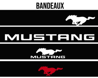 Mustang horse car windshield decal