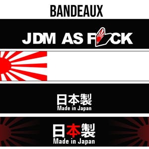 JDM JAPAN vindrutebeklädnad för japanska bilar