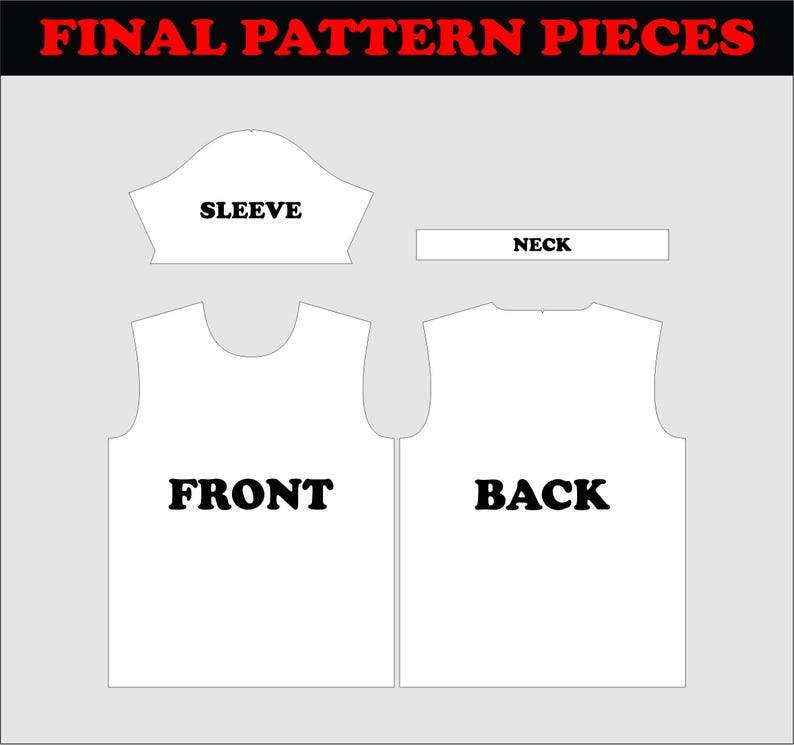 Men’s Soccer Jersey Pattern, Digital Download, PDF CDR, Sizes YXS–4XL ...