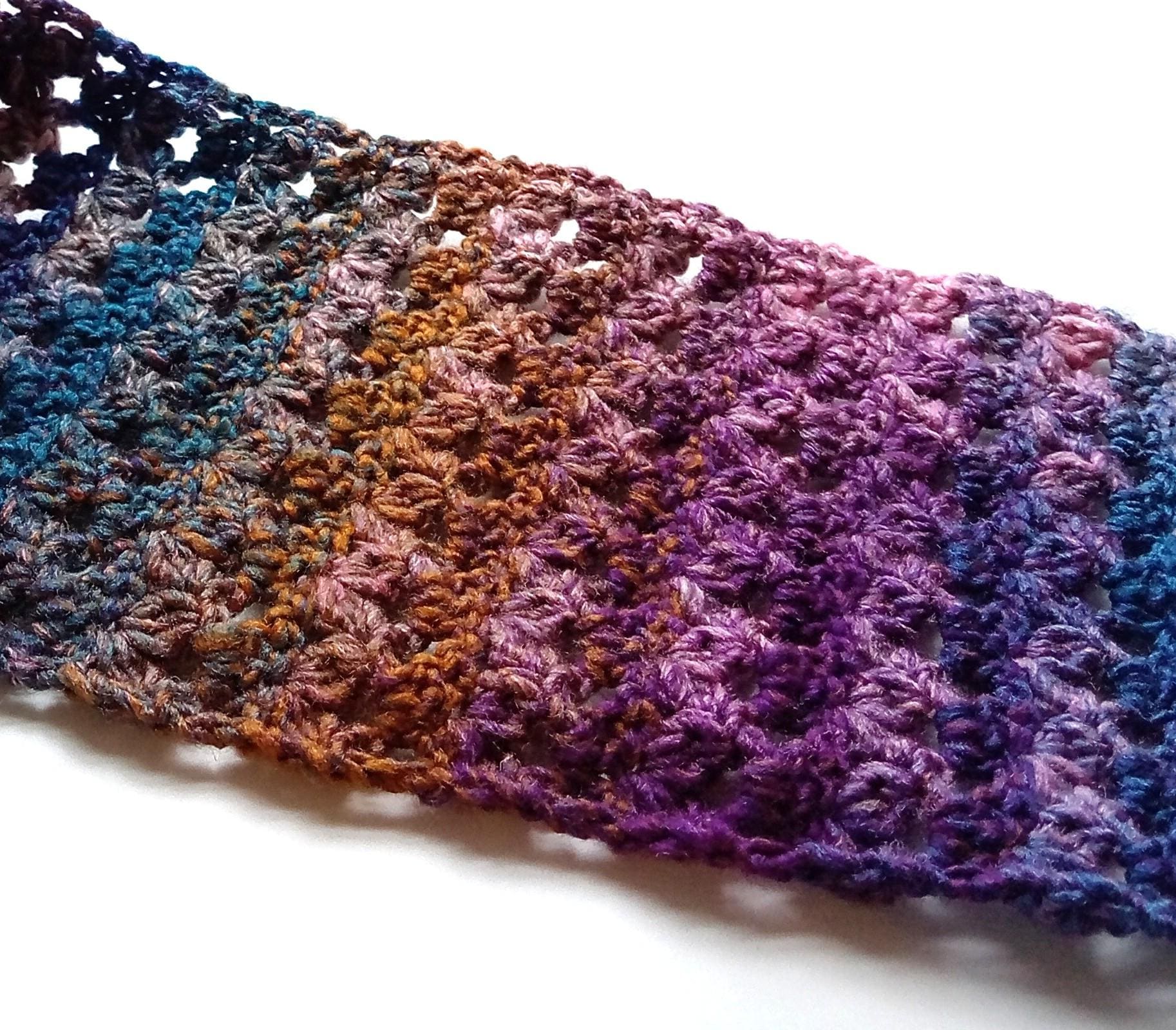 Easy Crochet Pattern: Aurora Lace Scarf - Aran/worsted - PDF – Instant ...