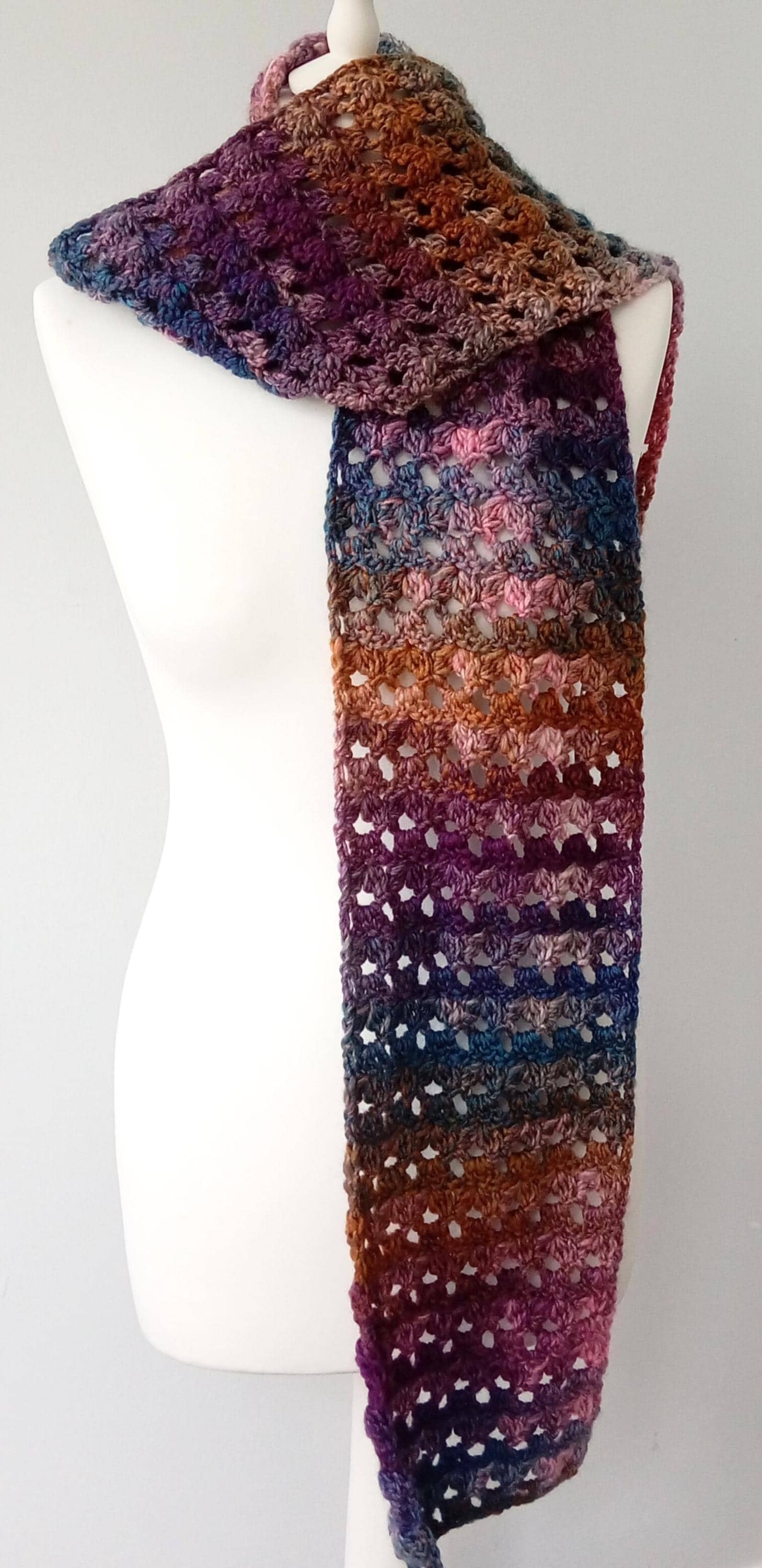 Easy Crochet Pattern: Aurora Lace Scarf - Aran/worsted - PDF – Instant ...
