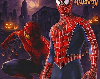 Spider-Man Cosplay Costume: Movie-Accurate Zentai Bodysuit for Adults, Kids Halloween Party