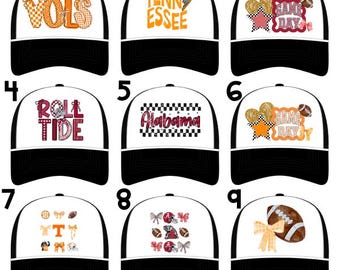 Trucker Hats | Girly Trucker Hats | Football Trucker Hats | Cute Hats | Girly Hats | Tennessee Hats | Alabama Trucker Hats