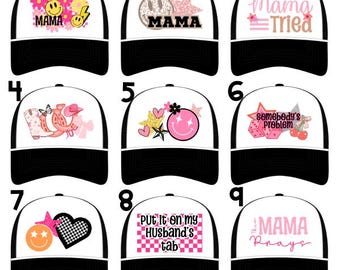 Trucker Hats | Girly Trucker Hats | Cowgirl Trucker Hats | Cute Hats | Girly Hats | Mama Hats | Mama Trucker Hats