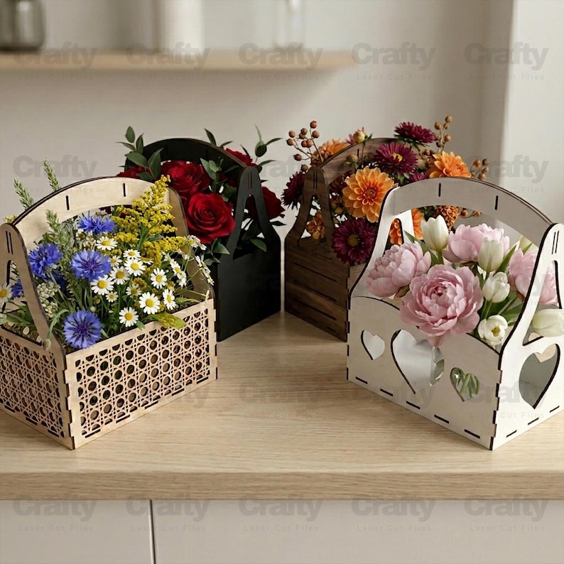 Cestas de flores