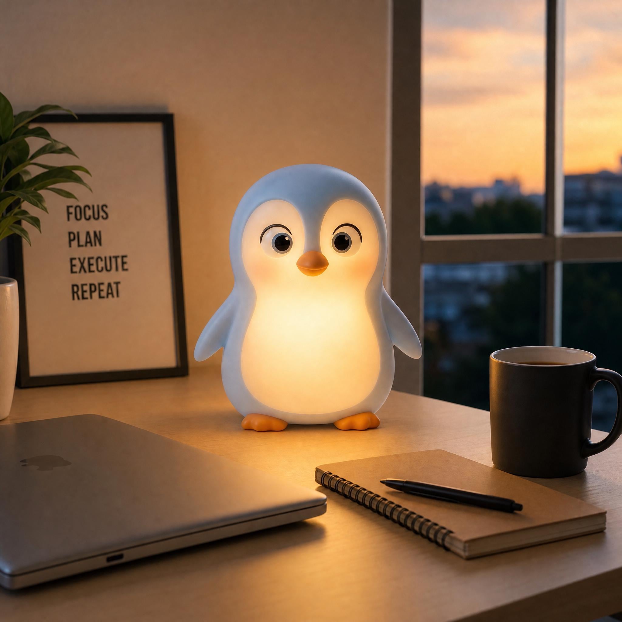 Penguin lamp - Etsy 日本