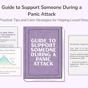 Guide to Support Someone During a Panic Attack – Printable PDF