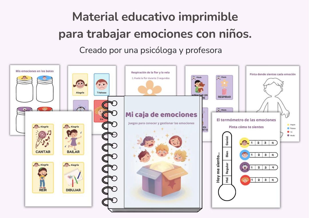 My Box of Emotions: Printable Educational Material for Working on ...