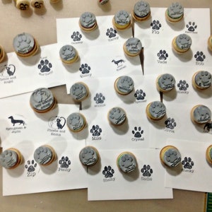 Personalized Paw Print Stamp dog, cat image 6