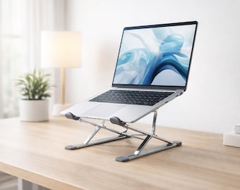 Soporte ajustable de aluminio para portátil de primera calidad