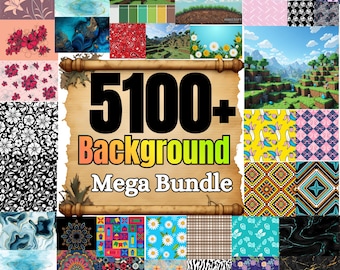 5100+ Mega Backdground Bundle, Photography & Sublimation Backgrounds, Nature, Portrait, Abstract, Wedding, Texture Pattern, Marble, Floral