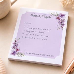 Christian Notepad, Bible Study Notes Pad, Women’s Ministry Gift, Christian Gifts for Women, Bible Journaling Supplies