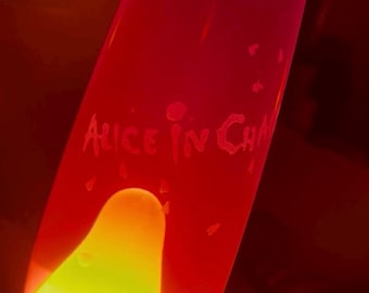 Lámparas de lava grabadas a medida