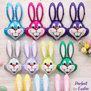 35 Inch Easter Bunny Foil Balloon,Rabbit Spring Party Decoration