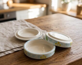 Ceramic Wet Palette | 5-Layer Porcelain Mixing Tray with Lid