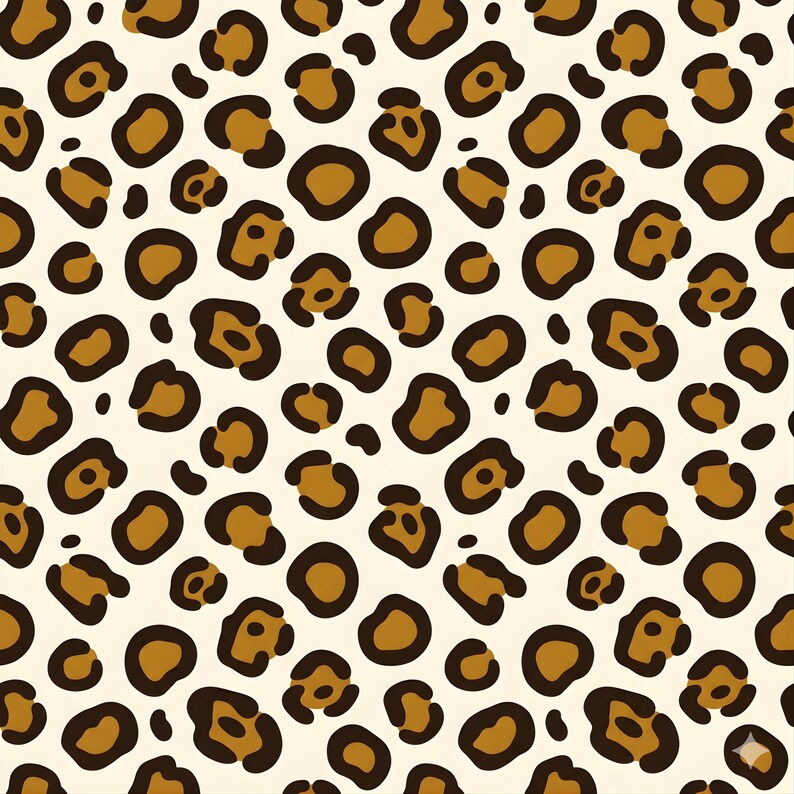 Leopard Print SVG Bundle, Seamless Leopard Pattern SVG PNG Pdf, Cheetah ...