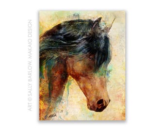 8x10 Art Print ~ Praying Horse