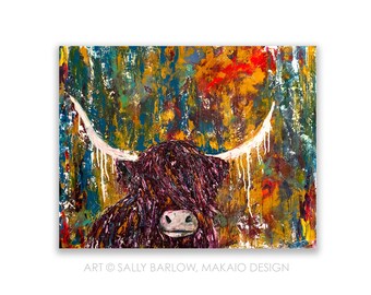 8x10 Art Print ~ Highland Cow
