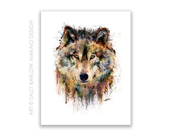 Art Print ~ Untamed Terrain Timberwolf