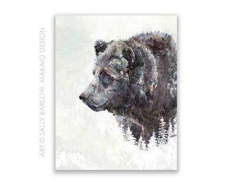 8x10 Art Print ~ Whispers of the Wild Bear