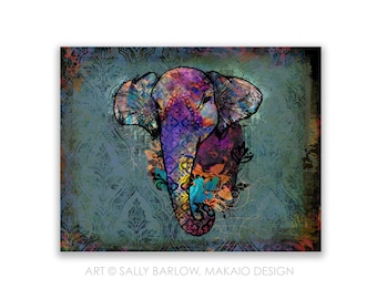 11x14 Art Print ~ Be You Elephant