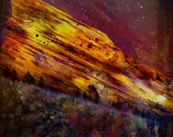 Colorado Red Rocks Amphitheatre Art