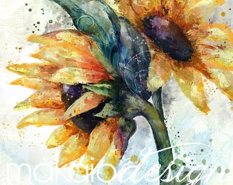 Sunflower Pair