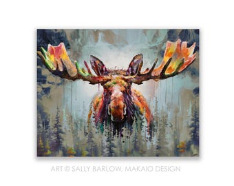 Art Print ~ Moose Reverie