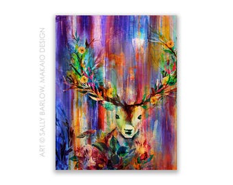 8x10 Art Print ~ Untamed Terrain Elk