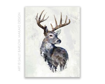 8x10 Art Print ~ Whispers of the Wild Deer